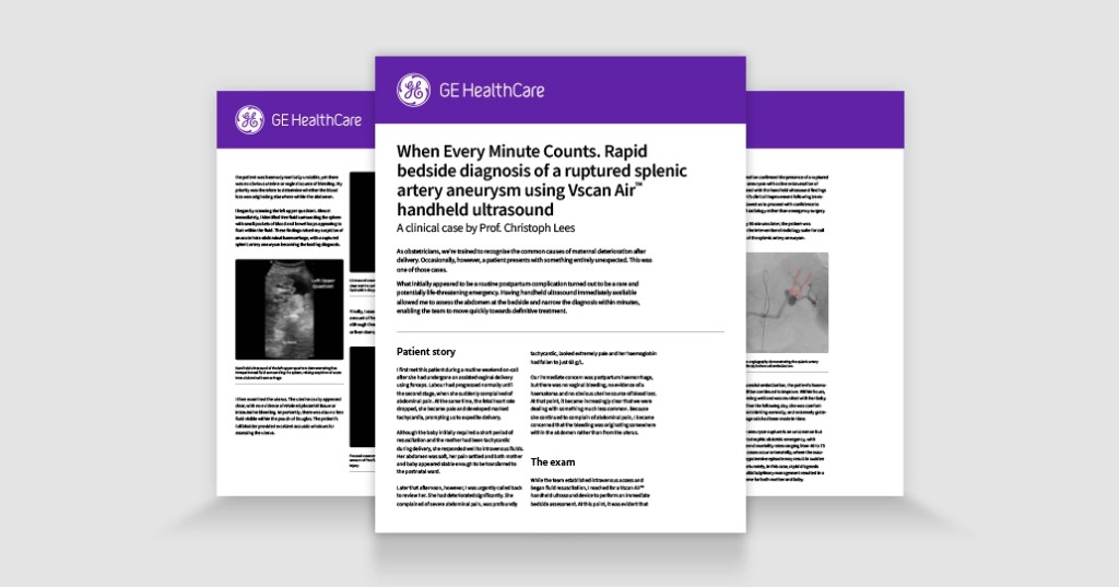 Ruptured splenic artery aneurysm case PDF